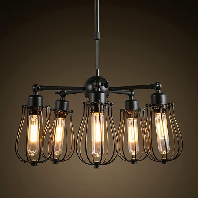 6 Pack Vintage T9 LED Tube Light Bulbs E26 3000K Soft White Dimmable Edison Filament Clear Glass