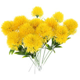 Dandelion Artificial Flowers Bouquet Faux Floral Decor For Wedding Centerpiece Home Office Table Decoration No Water Needed