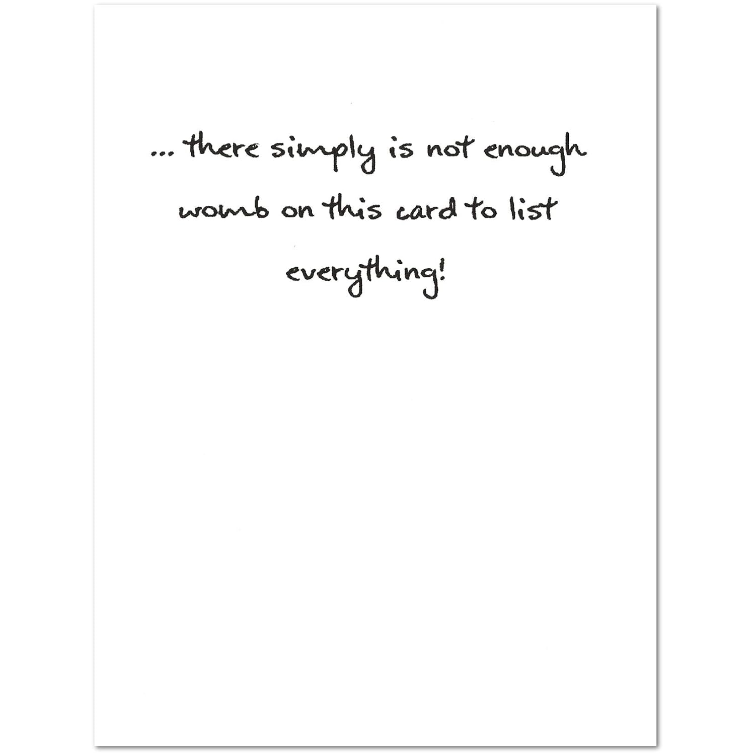 Funny Mother'S Day Science Card (4.25" X 5.5") By