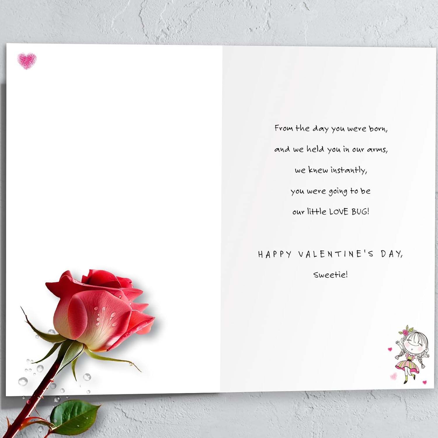 Valentine Card For Granddaughter, Happy Valentine'S Day Card Gifts For Granddaughter
