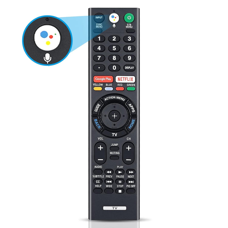 Rmf-Tx300U Replacement Voice Remote Control Fit For Sony Bravia Smart Tv Xbr-4