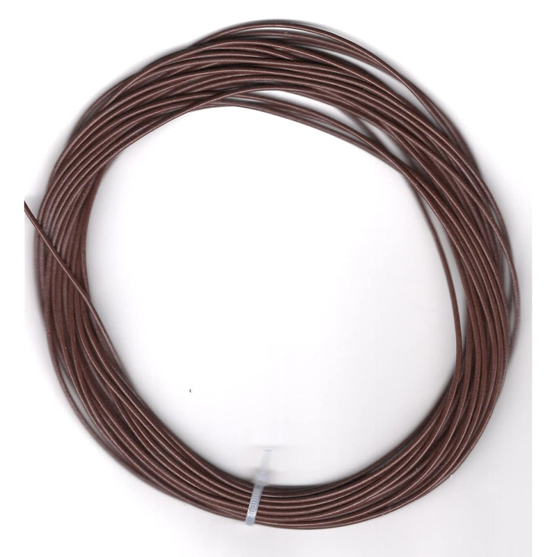 2 Mm Brown, Greek Leather Cord, 5 Meter Roll (About 5.5 Yards)