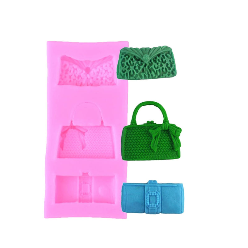 3D Handbag Clutch Bags And Purses Silicone Mold For Epoxy Resin Casting, Fonda