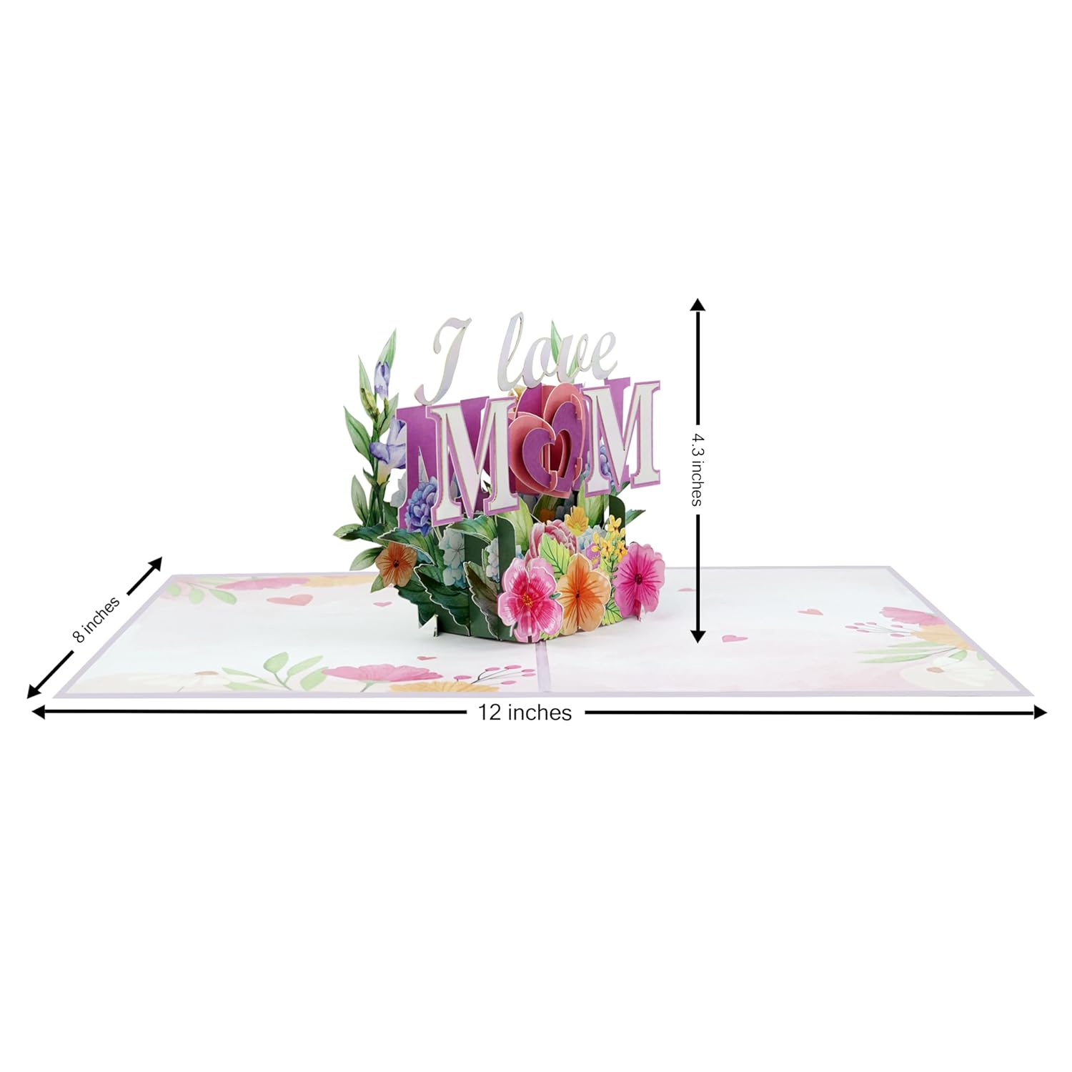 - Mom’S Special Day 3D Pop-Up Card - 6"X8" Floral Love Bloom, Surprise Unique Way To Say ‘I Love You’, For Her Smile On Birthdays & Beyond, Cherished Moments With Mama