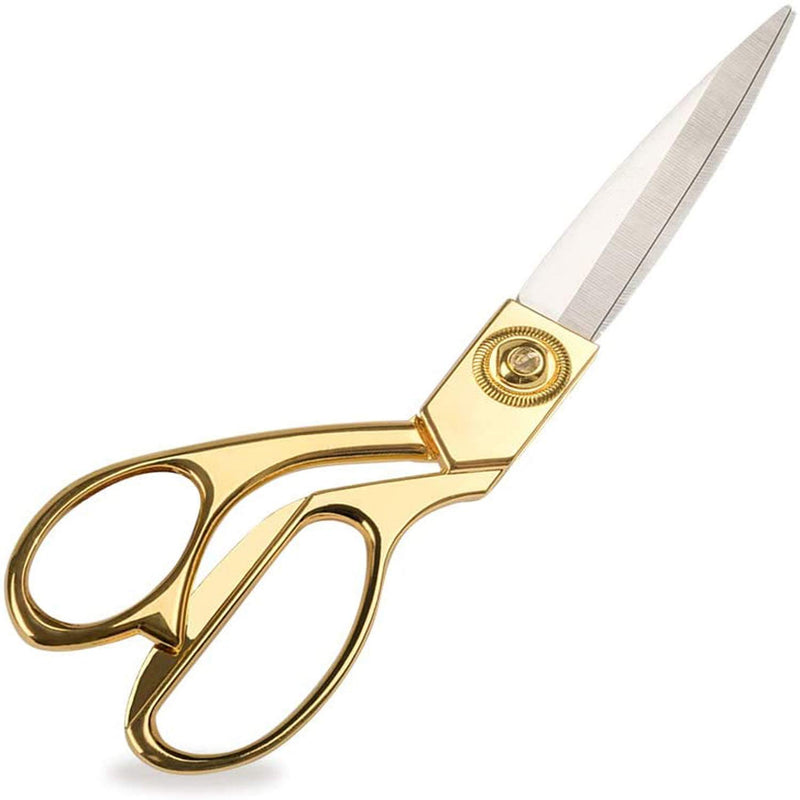 8.5 '' Gold Stainless Steel Sharp Tailor Scissors Professional Household Sciss