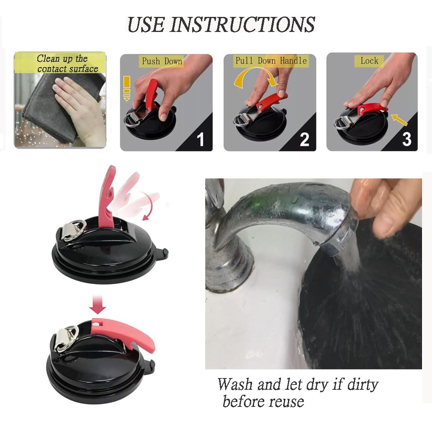 2 Pcs Heavy Duty Suction Cup Hooks For Wreath,Car Camping Essentials No Drill Suction Cup Anchor Car Boat Window Glass Hook,Easter Vacuum Suction Removable Wreath Hanger For Front Door