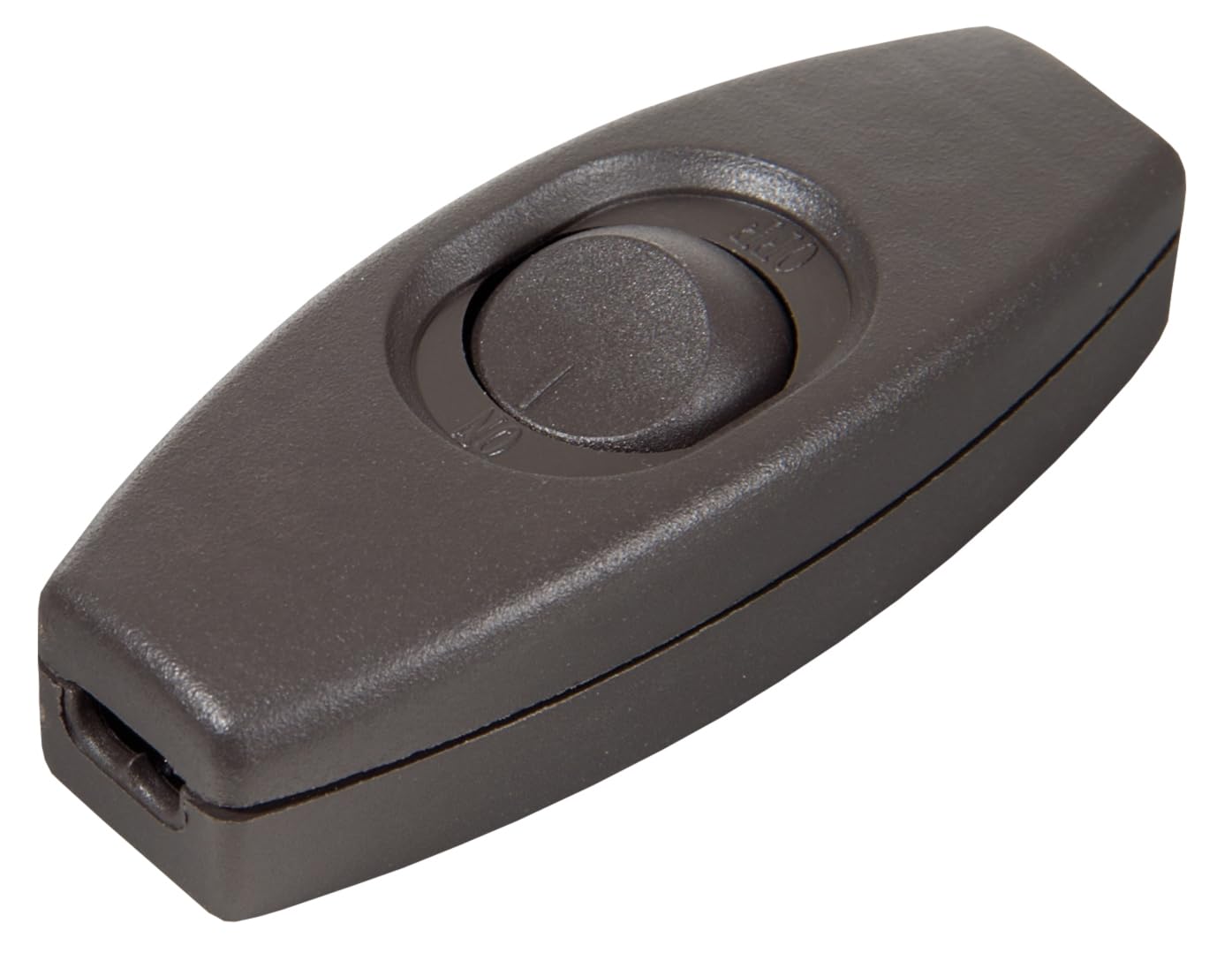 Brown Inline Feed Through Rocker Switch For Spt-1 Lamp Cord