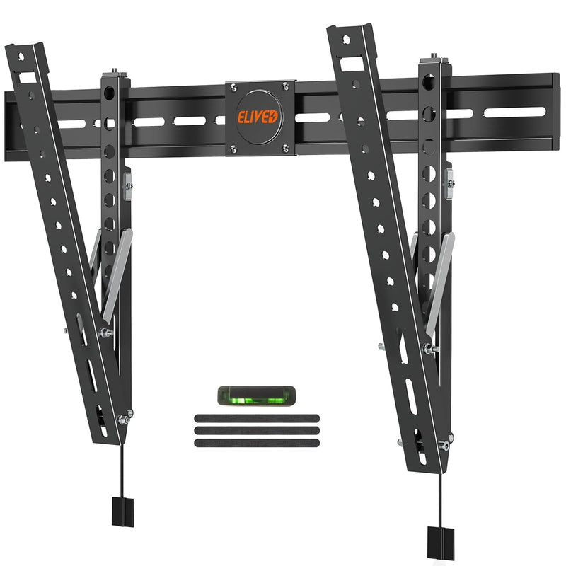 Ultra Slim Tilt Tv Wall Mount For Most 37-80 Inch Tvs, 0.8" Low Profile Tv Mou