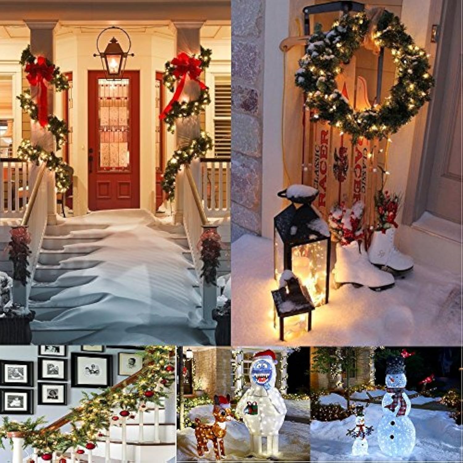 Battery Operated String Lights Christmas Lights 16Ft 50 Led String Lights Decorative White Wire For Indoor Outdoor Weddi