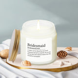 Bridesmaid Gifts Scented Candle Lavender - Matron Of Honor Gifts For Bridesmaids Matron Of Honor Proposal Gift Maid Of Honour Proposal Gift Soy Candle 4Oz