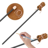 Mahl Stick For Steadying Painter Hand 32.7 Inch Aluminum Alloy Drawing Tool Artist'S Painter'S Hand Rest Tool With Artificial Leather For Painting Art Watercolor Oil Paint Sketching Supplies