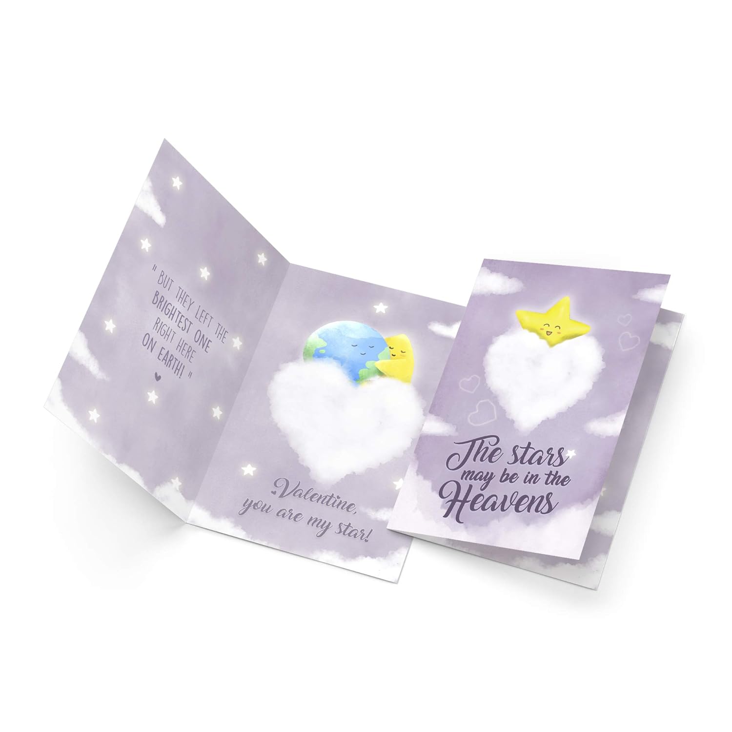 Valentine'S Day Card Her Or Him, Made In America, Eco-Friendly, Thick Card Stock With Premium Envelope 5In X 7.75In, Packaged In Protective Mailer