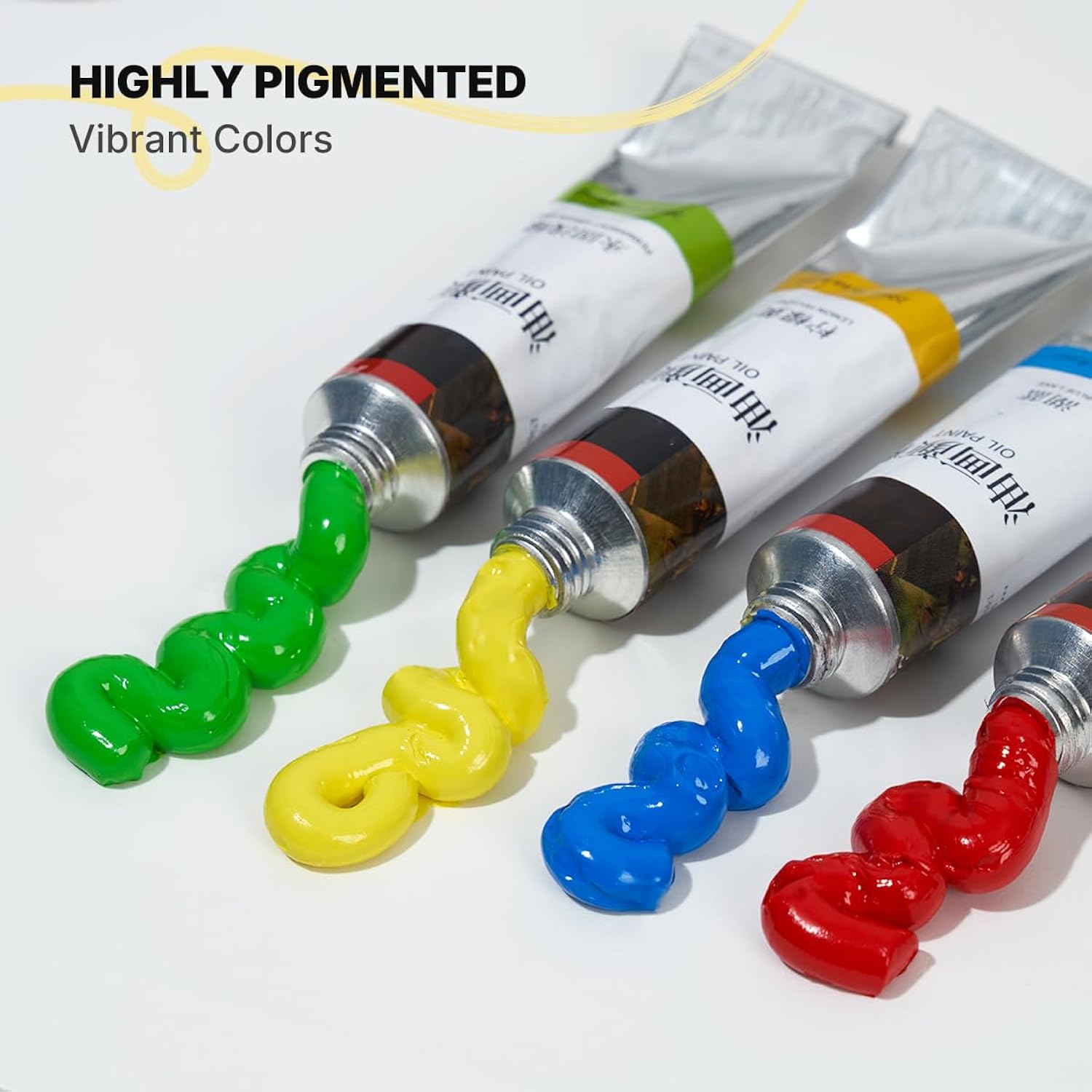 Oil Paint,24 X 20 Ml / 0.67 Oz, Vibrant Colors, Non-Toxic Oil Paints For Adult Beginners Professional Canvas Painting