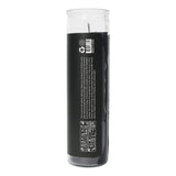 Vrinda Holy Death Santa Muerte 7-Day Glass Prayer Candle, Infused With Essential Oils, Voodoo, Hoodoo, Intention Candle, Magick, Wiccan, Pagan, Manifestation Jar Candle, 300G, Black