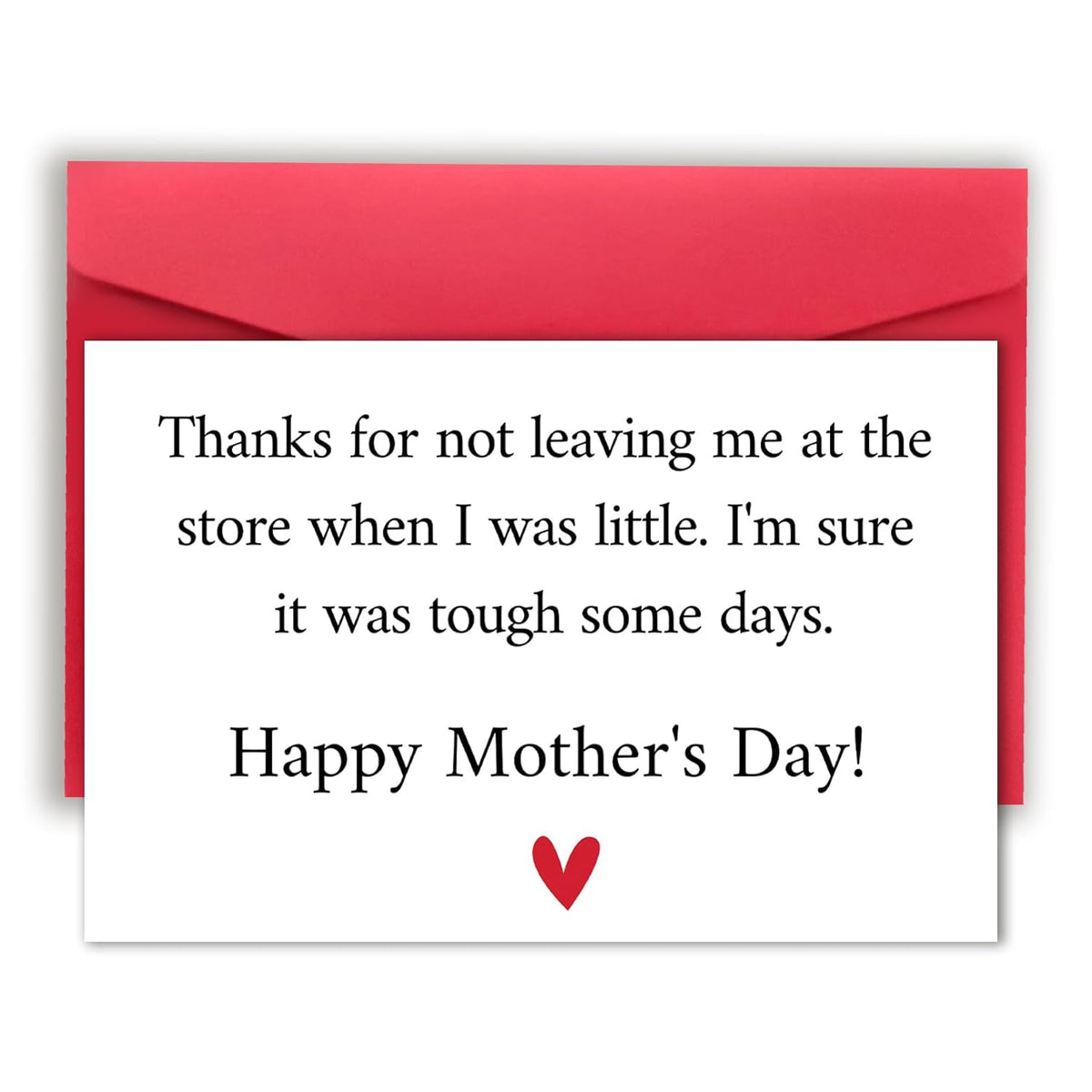 Happy Mothers Day Gift For Mom, Funny Mother'S Day Card From Son Daughter For Her, Thank Mom Greeting Card