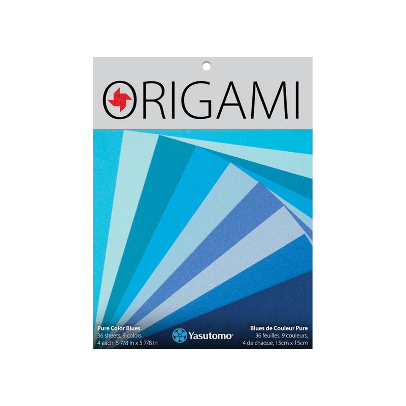 Origami Pure Blues 9 Colors 36 Sheets