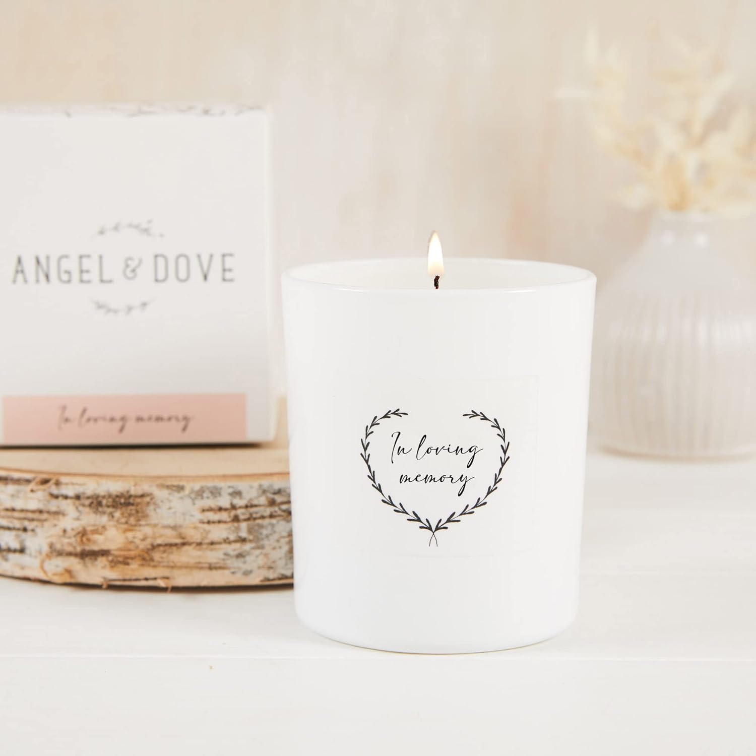 'In Loving Memory' Soy Wax Remembrance Candle - Sympathy Gift, Memorial To Light In Memory Of A Loved One