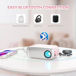 Portable LED Projector, Outdoor, Aesthetic, HDMI/USB, iOS/Android Compatible