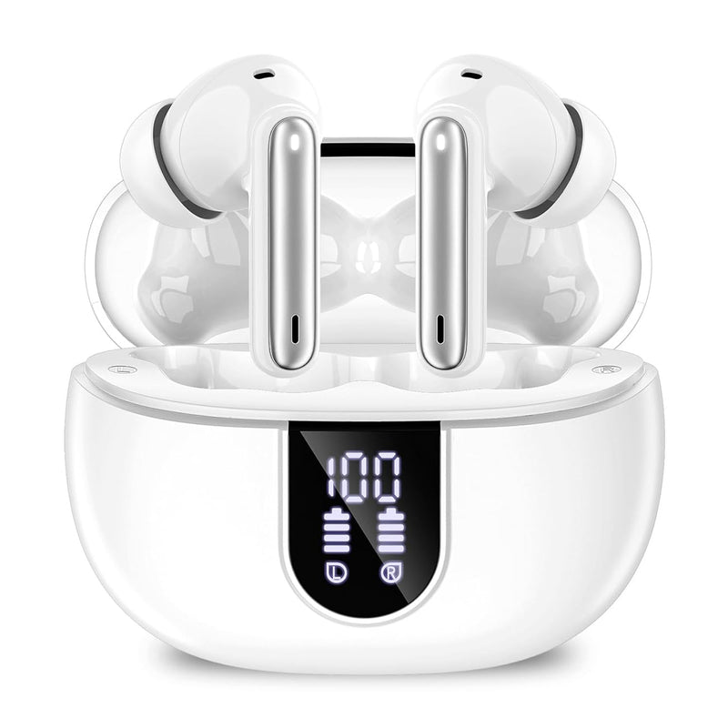 Wireless Earbuds, Bluetooth 5.3 Headphones 40Hrs Playtime Deep Bass Stereo In-