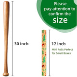 Christmas Kraft Wrapping Paper Roll- 17 Inch X 32.8 Feet - Red Reindeer Tree With Green Pine Print Wrap Paper For Christmas, Holiday, Party, Celebration