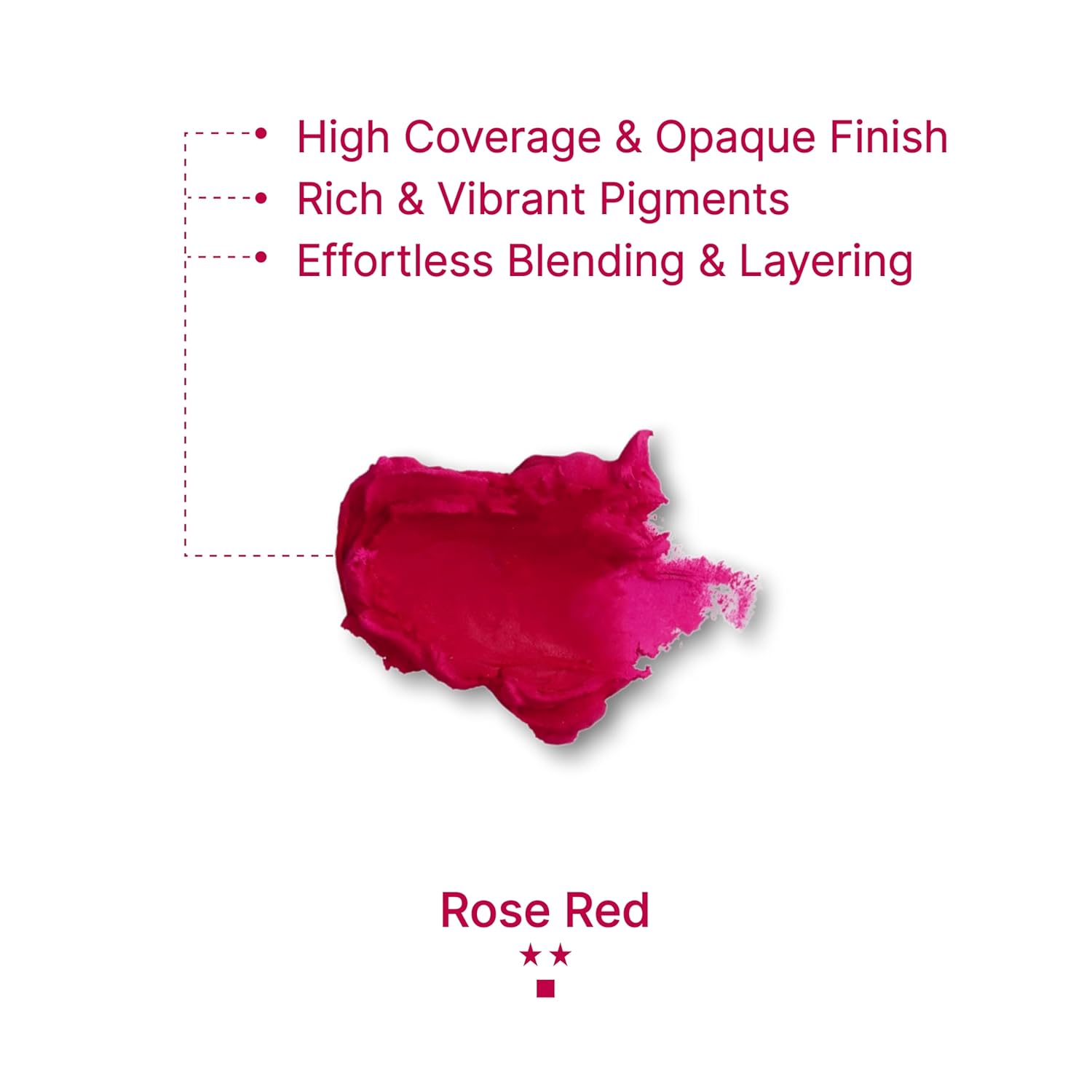 Gouache Rose Red Refills (50Ml/1.7Oz)|Intense Pigments, Easy Color Refill (2 Pcs.)