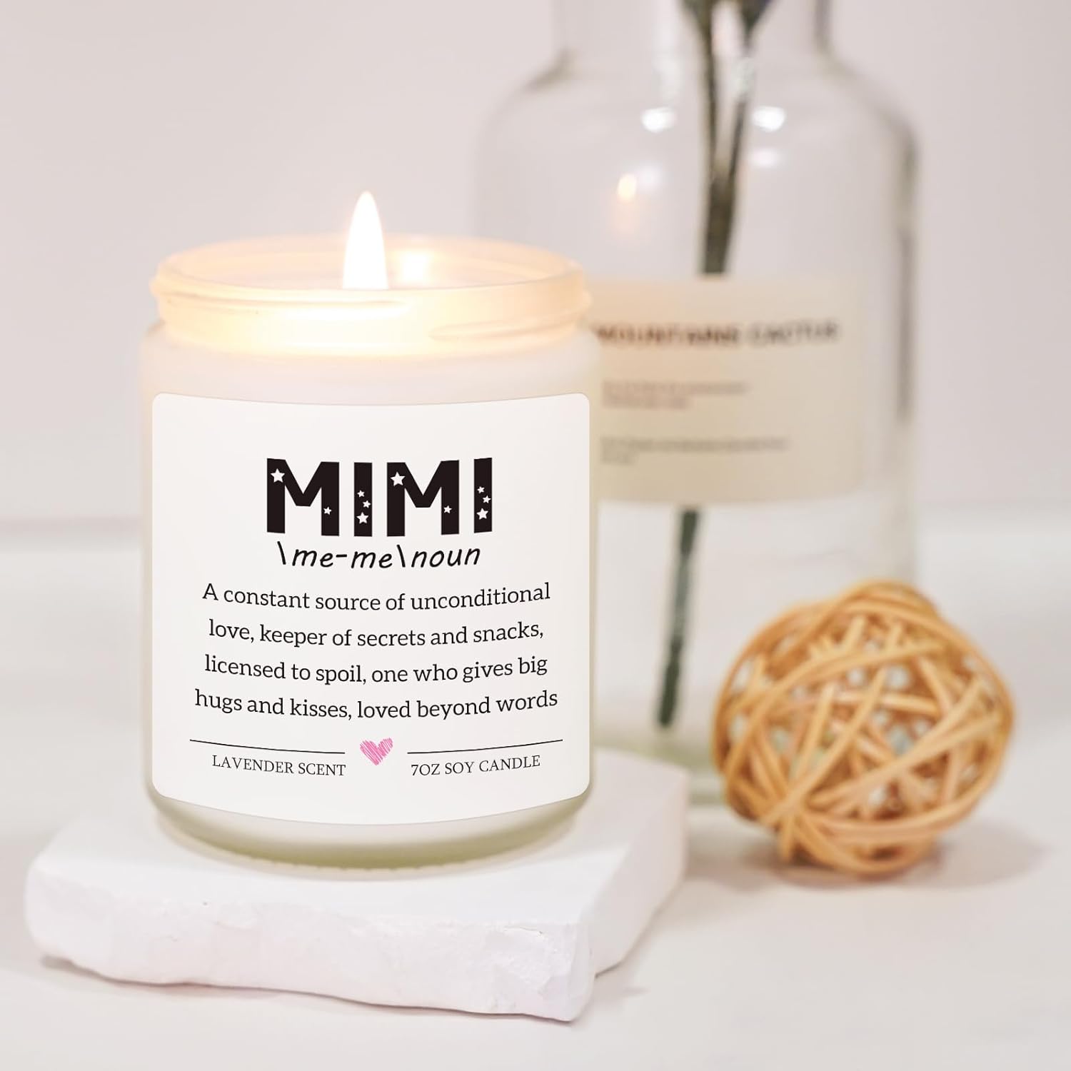 Mimi Gifts For Grandma, Funny Mimi Mothers Day Gifts, Christmas Thanksgiving Gift For Nana Nanny Granny Grandma Grandmother From Grandkids, Handmade Candle Gift