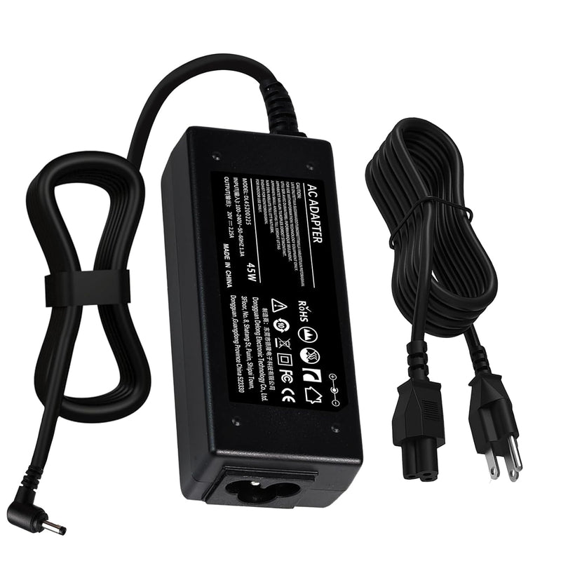 45W 20V 2.25A Ac Adapter Laptop Charger Compatible With Lenovo Ideapad 100 110