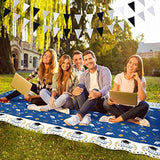 White Purple Gold Pennant Banner,2 Pack Glitter Sprinkles Paper Triang