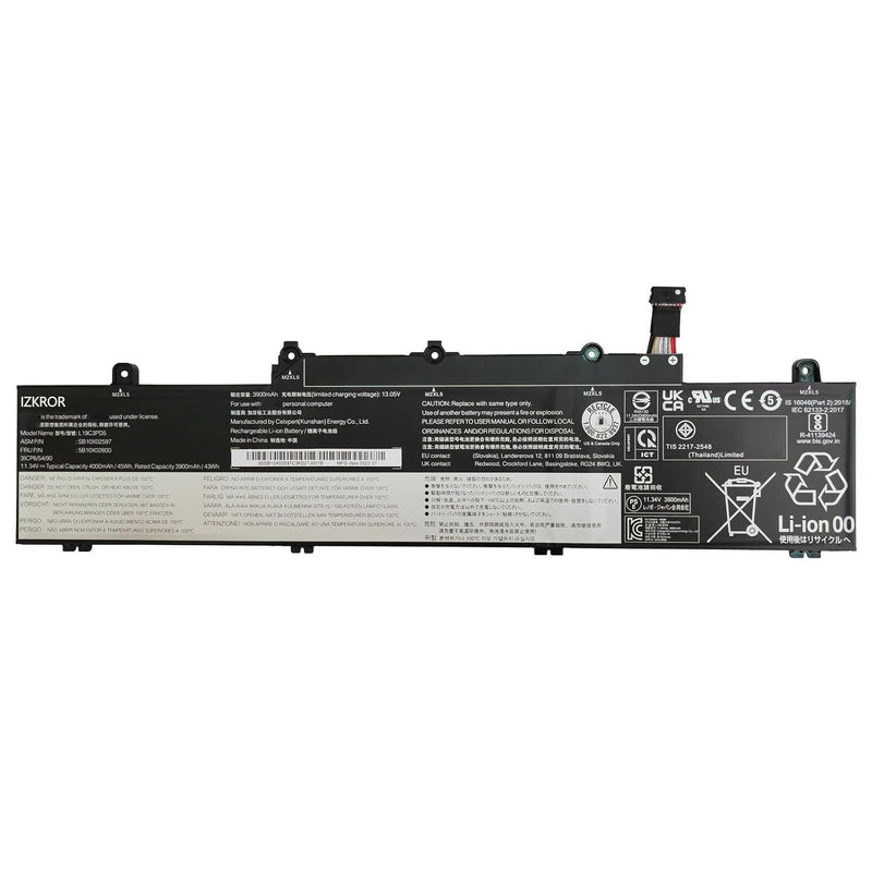 L19C3Pd5 45Wh Battery Replacement For Lenovo Thinkpad E14 Gen 2 / E14 Gen 3 /