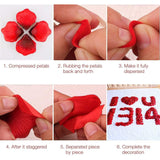 , Artificial Red Rose Petals - 1000 Pcs Silk, Artificial Flowers Petal For Wedding Decorations | Decorative Rose Petals For Bed | Anniversary Decorations | Red Rose Petal Artificial Flowers