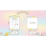 30Pcs Spring Wildflower Baby Shower Games, Baby In Bloom Predictions And Advice Game, Gender Reveal Game, Floral Baby Shower Decorations