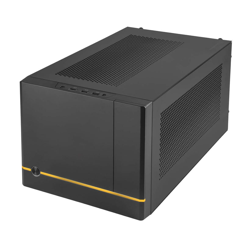 SilverStone Technology SUGO 14, SG14, Black, Mini-ITX Cube Chassis, Supports 3