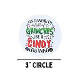 Grouch Freshie Cardstock Circles Cutouts Rounds 3” Inches | 24 Pk Mixed | Oven Bake W/Aroma Beads Paper Christmas Holiday Bundle