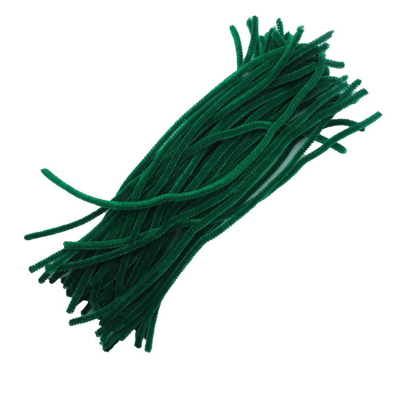 50 Pcs Pipe Cleaner Chenille Stems Soft Solid Color For Diy Crafting Project A