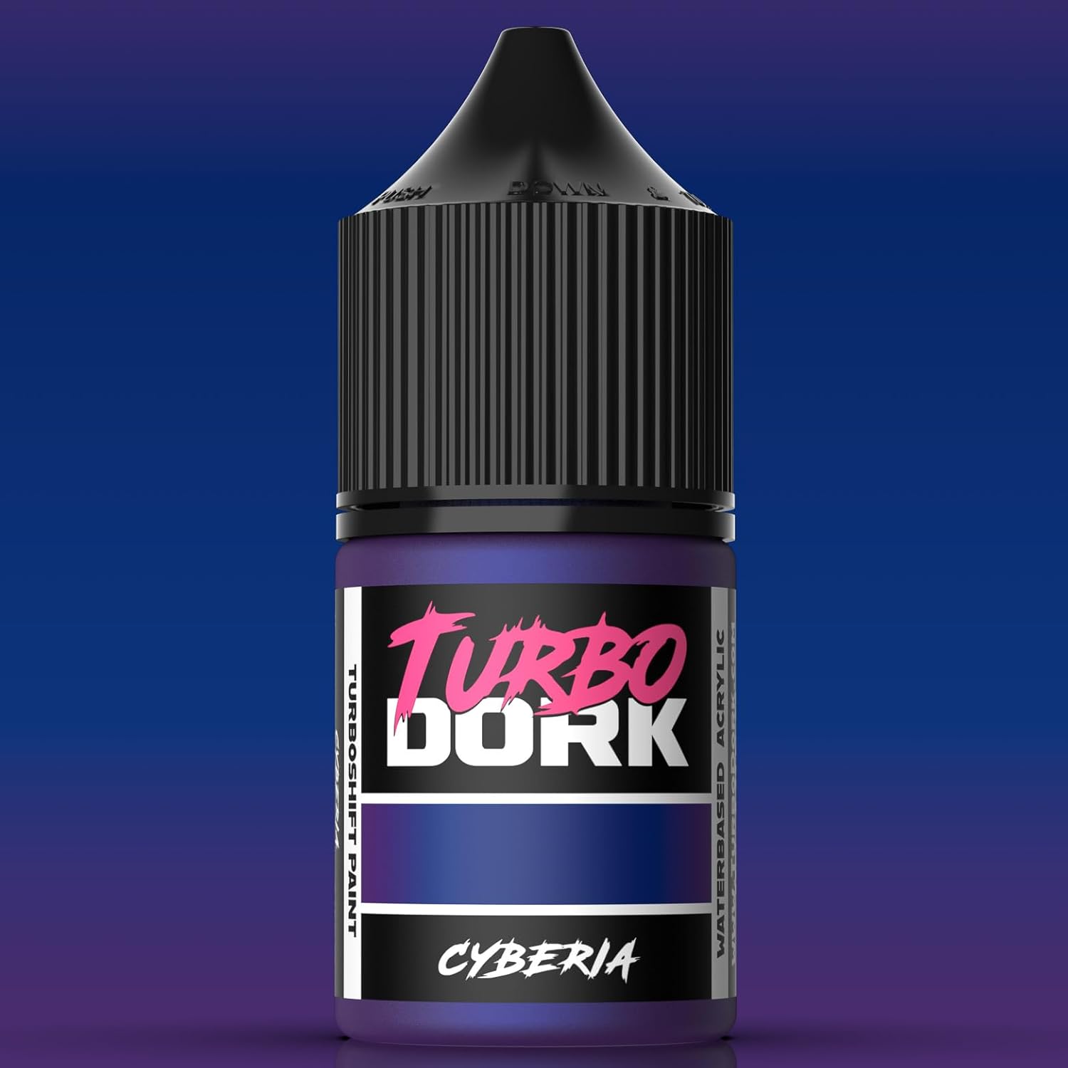 Cyberia Turboshift Acrylic Paint 22Ml Bottle - Water-Based Non-Toxic Metallic Color Shifting Paint