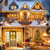 Christmas Lights Battery Operated, 4 Pack Total 66 Ft 200 Led Battery Powered Fairy Lights With Timer,8 Mode, Waterproof