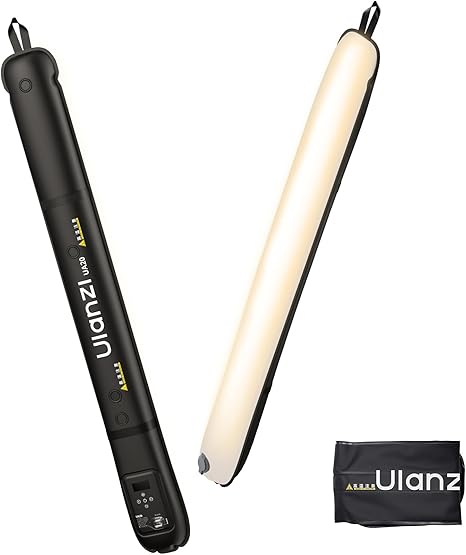 20W Bi Color Inflatable Tube Light Portable Handheld Magnetic LED Video Streaming Photography Light