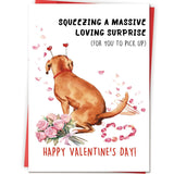 Cute Valentines Day Card Gifts For Dog Lover Dad Mom, Valentines Day Gifts For Him Her From Dogs