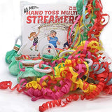 10Pc Multicolor Hand Toss Streamers Paper Confetti Poppers for Parties