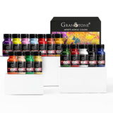 Acrylic Paint Set Of 16 Multicolor Pack 1.69 Fl Oz 50 Ml Each Bottle Non Toxic Water Based Fast Drying Paints For Canvas Wood Fabric And Diy Crafts For Artists Beginners