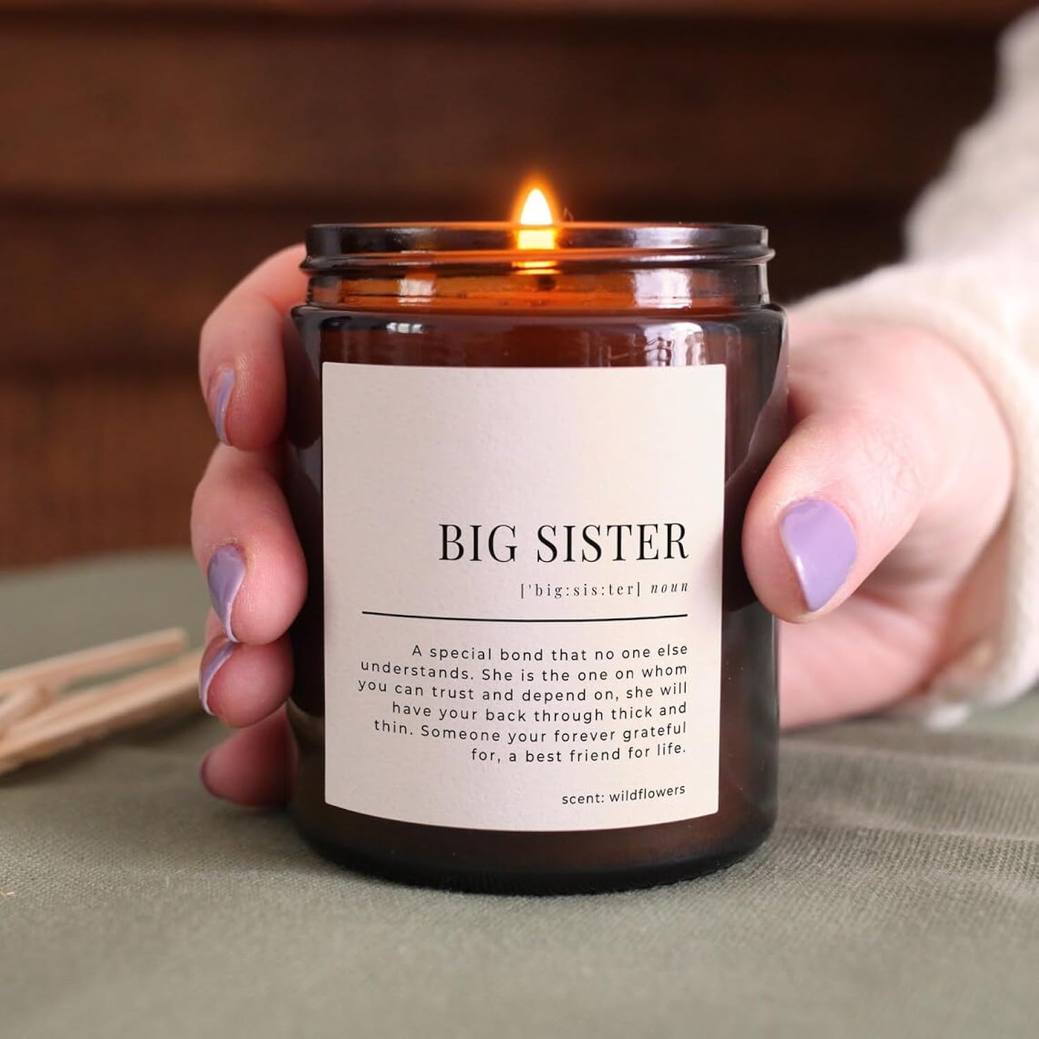 Sisters Gifts From Sister, Birthday Gifts For Sister Big Sister Gift Sister In Law, Gifts Cool Birthday Gifts For Sister From Sisters Adult Candle Gifts