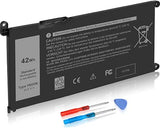 42Wh YRDD6 Laptop Battery Replacement for Dell Inspiron 15 3000 3583 3593 3582 3584 Series