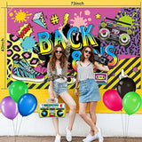 80'S Party Decorations Back To The 80S Party Backdrop Banner With Inflatable Radio Boombox And Mobile Phone Latex Balloons For 80S Hip Hop Themed Birthday Photo Booth Background Party Supplies