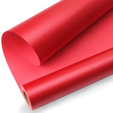 Valentines Day Wrapping Paper Red Solid Pearly-Lustre Gift Wrapping Paper Perfect For Birthday, Christmas, Baby Shower, Wedding, Bouquet-17 Inches X 33 Feet