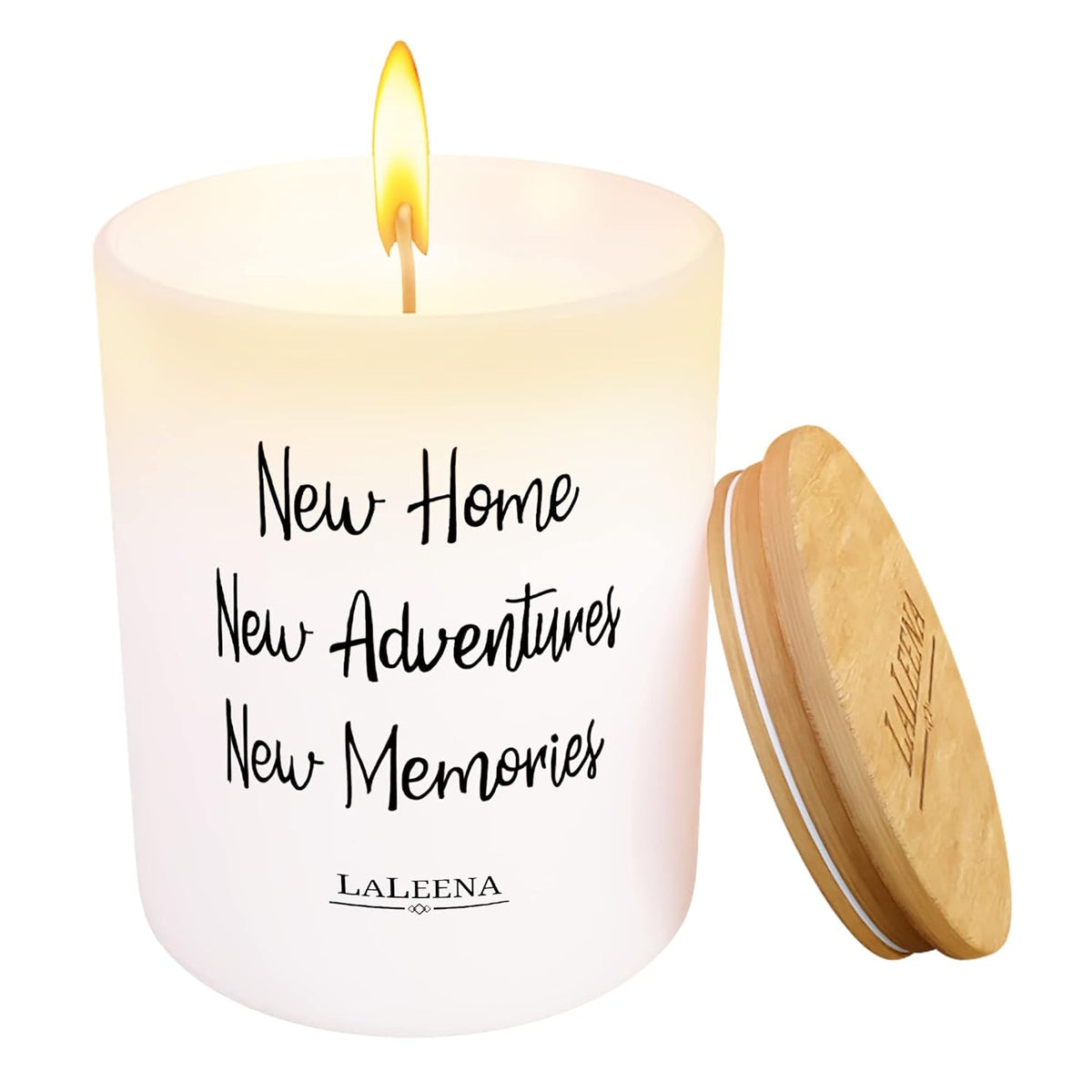 House Warming Gifts For New Home - Housewarming Gifts For New House - Scented House Warming Candle – Glass Jar Candle Gift With 100% Organic Soy Wax & Fragrance Oil – By , 14 Oz., Vanilla