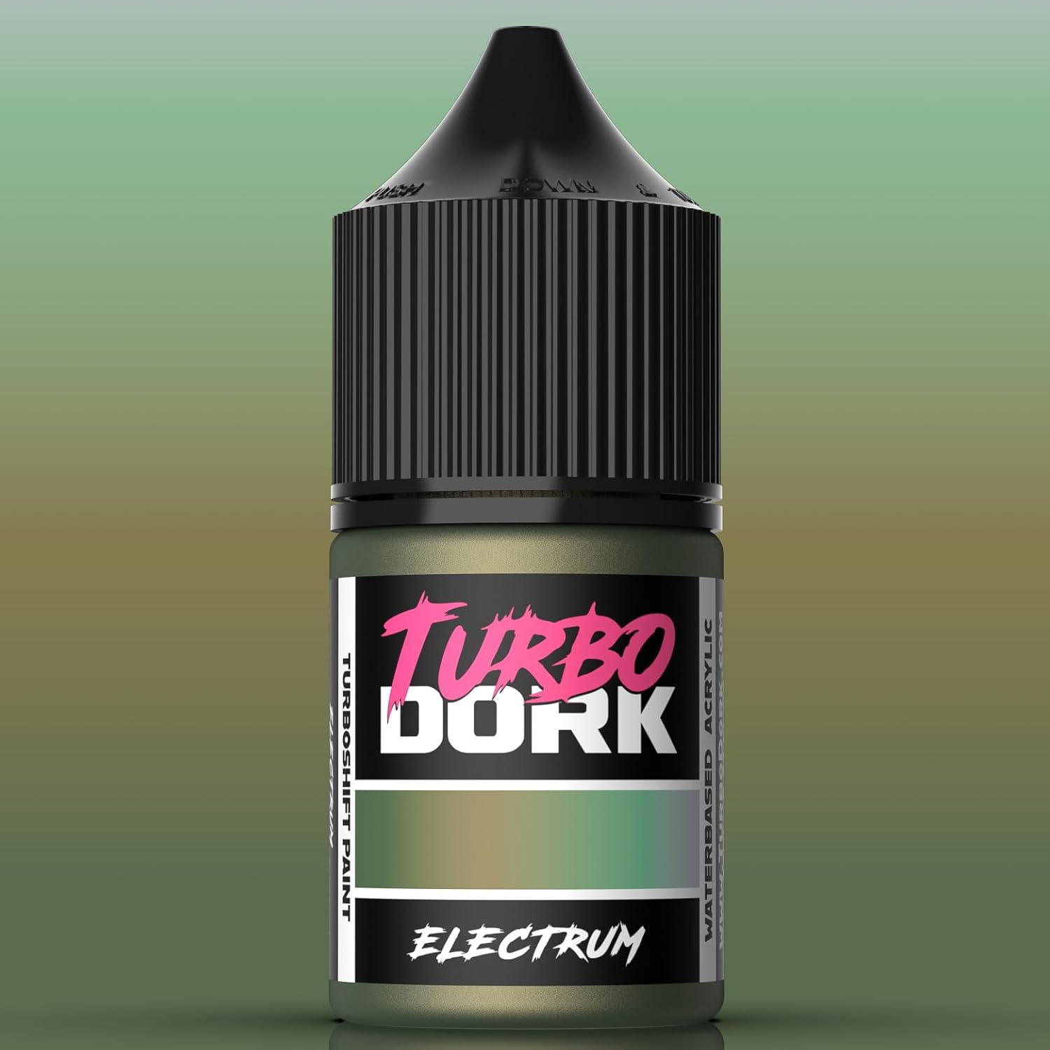 Electrum Turboshift Acrylic Paint 22Ml Bottle - Water-Based Non-Toxic Metallic Color Shifting Paint