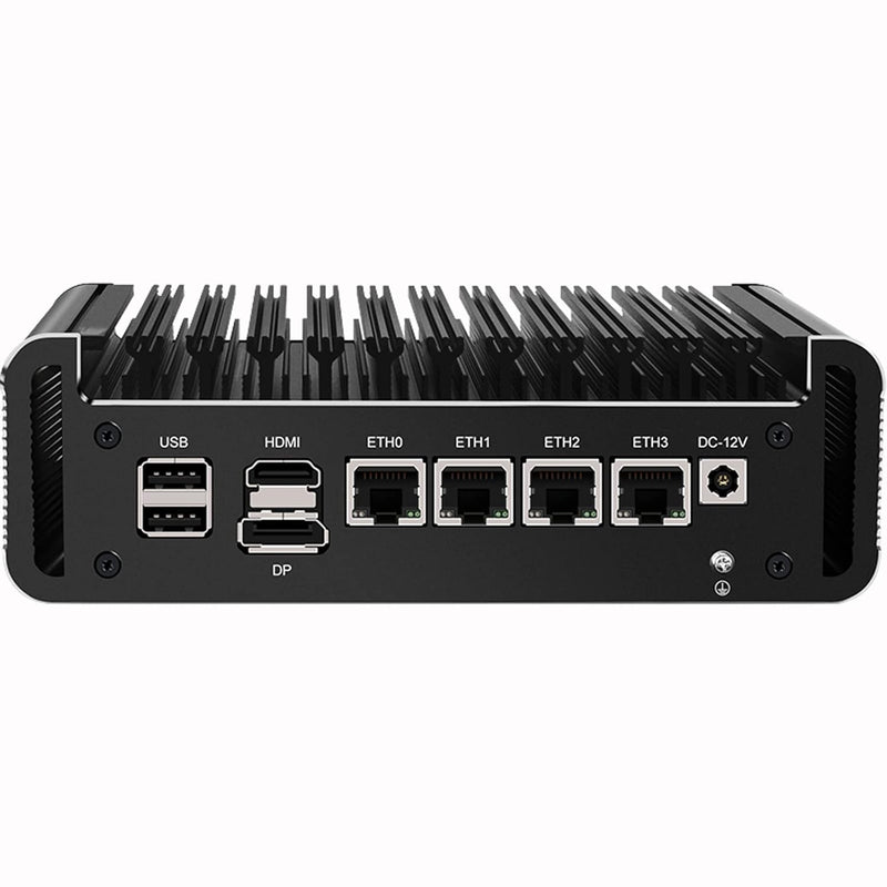 Micro Firewall Appliance, 4 Inter I226-V 2.5Gbe Lan Ports, Fanless Mini Pc Cel