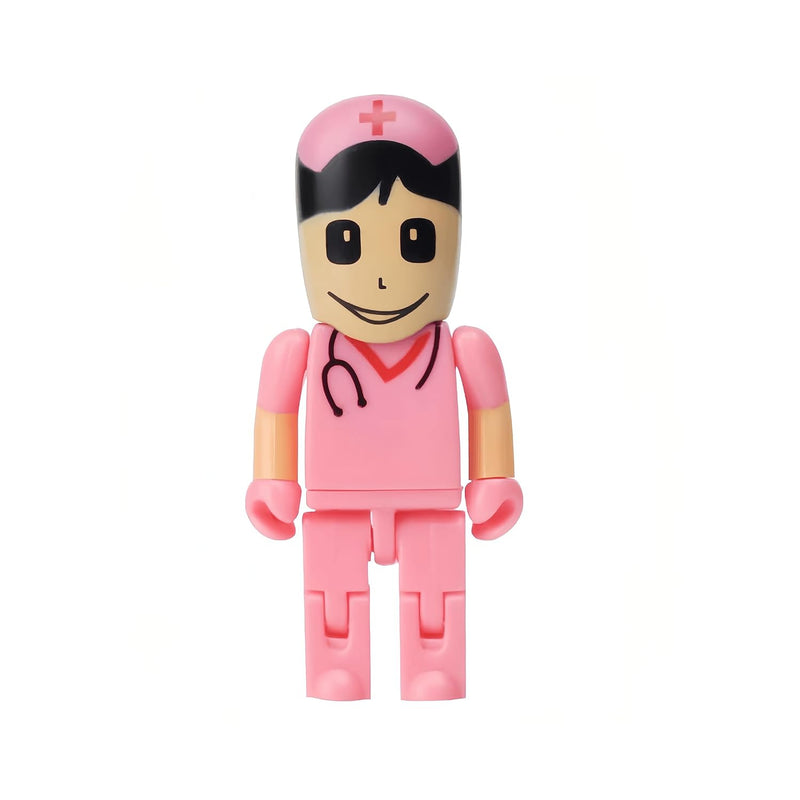 64Gb Usb 3.0 Flash Drive Plastic Nurse High Transfer Speed Pendrive Memory Sti