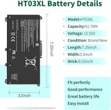 Replacement Laptop Battery for HP Pavilion 15 CS 15 DA 15 DB 15 DW HT03XL