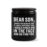 Son Gifts From Mom Dad, Birthday Gifts Ideas For Son Adult, Cool Fathers Christmas Valentines Graduation Wedding Gift For Sons - Sandalwood Scented Candles For Men